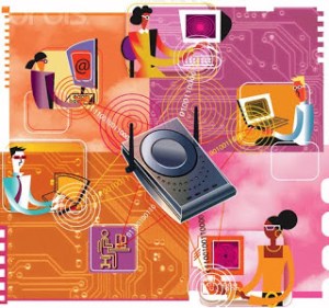 Wireless Network Access --- Image by © Bek Shakirov/Images.com/Corbis